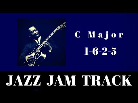 C Major Jazz Backing Track | Easy 1-6-2-5 Jam