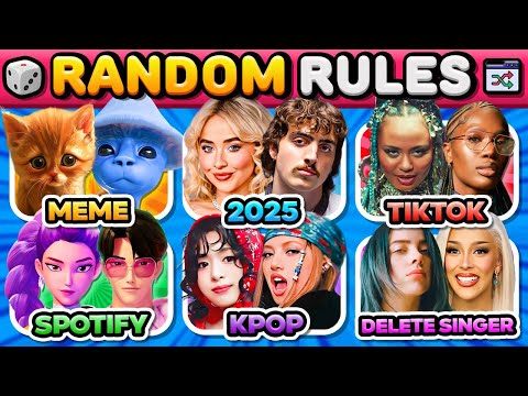 Save One Song: RANDOM RULES🎵 Memes, Squid Game 3, Kpop, TikTok,... | Music Quiz 2025