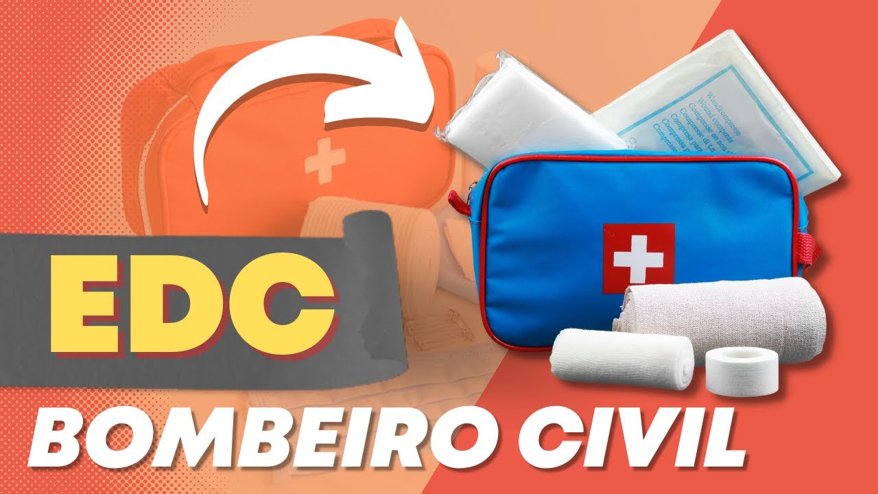 KIT BÁSICO DE PRIMEIRO SOCORROS DE UM BOMBEIRO CIVIL