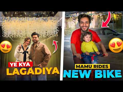 New Bike & New Chandelier in NEW HOUSE