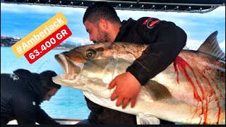 #ANTALYA 63400 GR REKOR KUZU ( AMBERJACK ) AVI