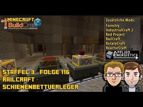 Let´s Play Buildcraft [HD+] S03E116 - Railcraft - Schienenbett Austauscher