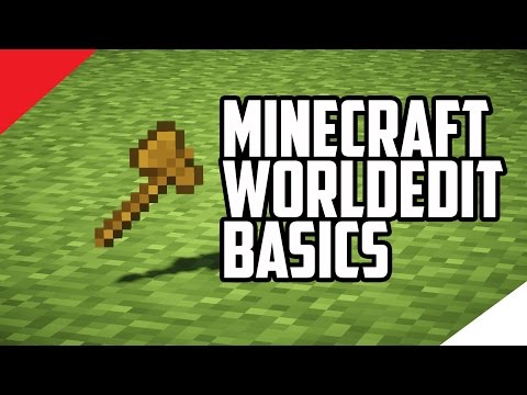 Minecraft WorldEdit How to use Basics PC Tutorial