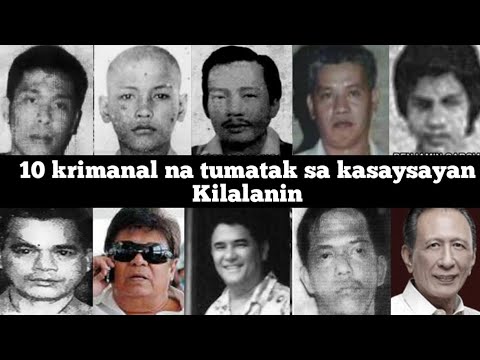 10 krimanal na tumatak sa kasaysayan