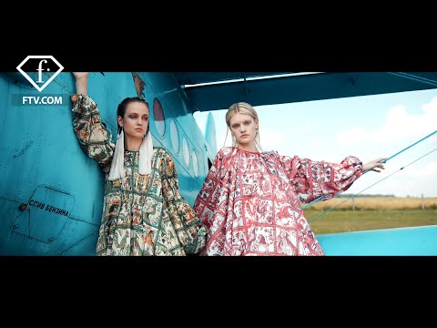 Cultural heritage + aviation by Marta Wachholz, S/S 22 | FashionTV | FTV