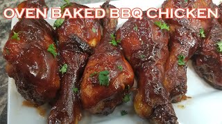 Oven Baked BBQ Chicken Legs | Juicy And Delicious