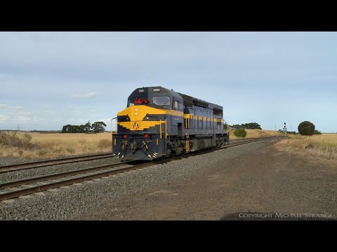 C501 Light Engine At Gheringhap (30/12/2020) - PoathTV Australian Trains & Railways