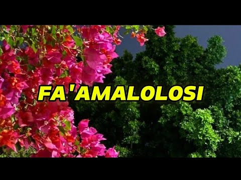 SAMOAN KARAOKE LYRICS (FAAMALOLOSI COVER BY TAULAGO LUAVALU)