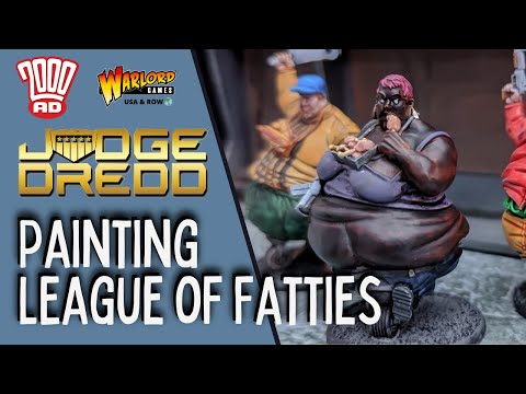 Lets Paint Warlord Games - 2000ad Judge Dredd: League of Fatties