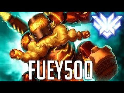 Torbjörn God Fuey500 at Grandmaster Rank on Dorado | Overwatch