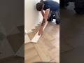 Vinyl Flooring Herringbone Installation！#vinylflooring #herringbone #installation