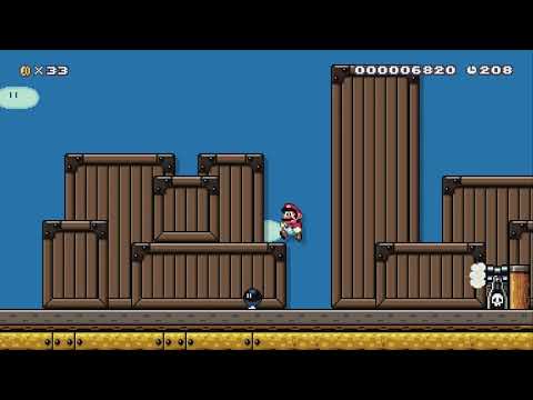 SMC 2-5: Airshipment by Ninja! - Super Mario Maker 2 - No Commentary 1by