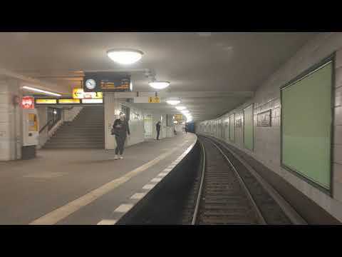 Mitfahrt Berlin U8 Hermannstraße nach Wittenau 4k Hzug mit Ton 5019