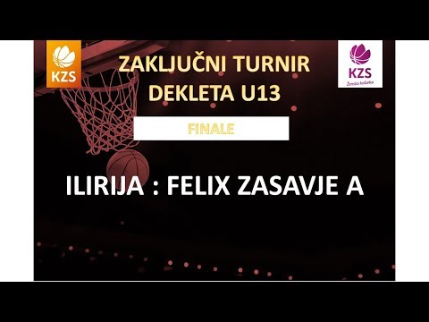 F4ŽU13 - Ilirija : Felix Zasavje A - finale - Sezona 2016/17