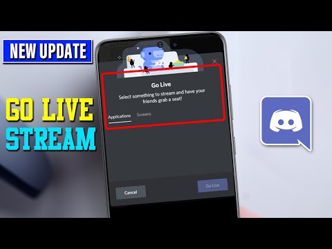 How to go live stream on discord mobile 2026