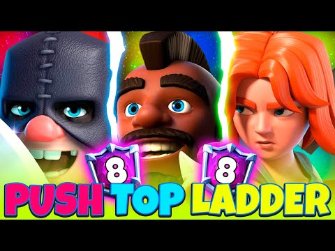 PUSH TOP LADDER W/ HOG EXENADO - Clash Royale