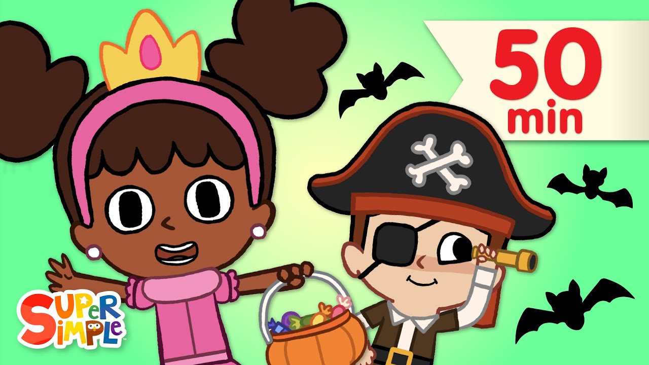 Hello, Trick Or Treat? | + More Halloween Songs for Kids | Super Simple Songs