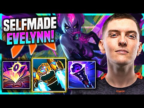 SELFMADE PLAYS NEW SEASON PLACEMENTS WITH EVELYNN! - FNC Selfmade Plays Evelynn JUNGLE vs Graves! |