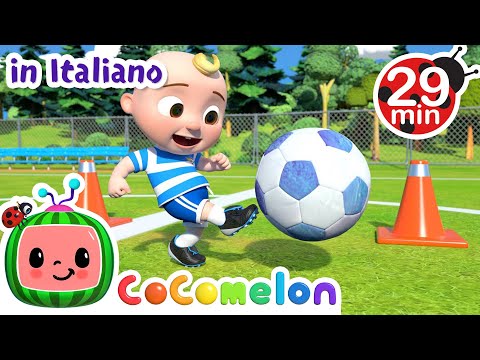 Goal! Gioca a calcio con JJ | CoComelon Italiano - Canzoni per Bambini