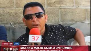 Matan a machetazos a un hombre trató de impedir feminicidio