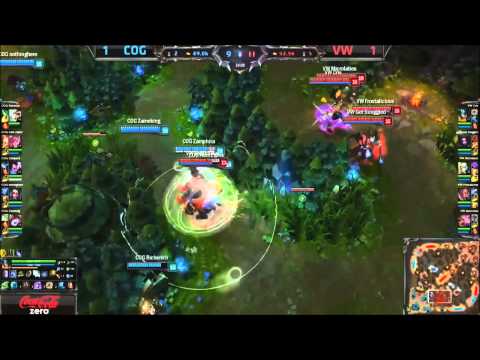NA Challenger Spring 2014 Quarterfinals G3:COG vs VW Highlights