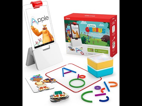 Osmo - Little Genius Starter Kit For Fire Tablet - 4 Educational Learning Games - Preschool Ages