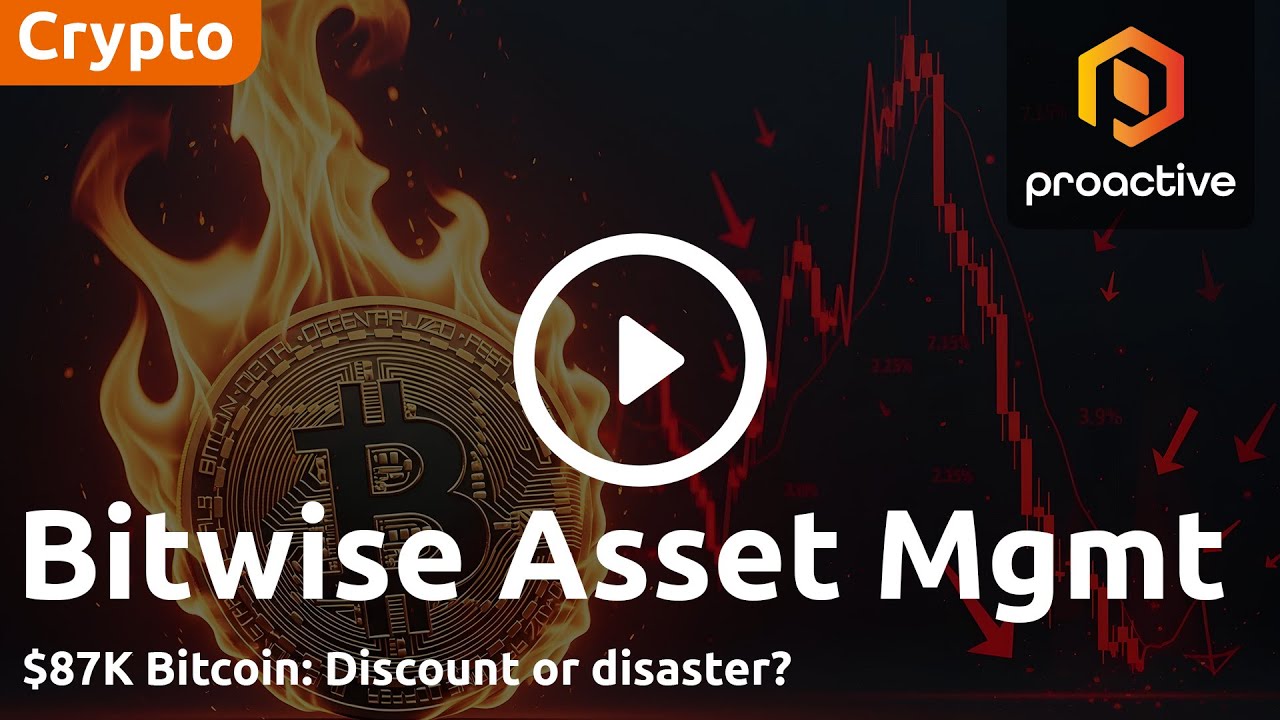 Bitcoin's decline presents Black Friday buying opportunity, says Bitwise AM European head