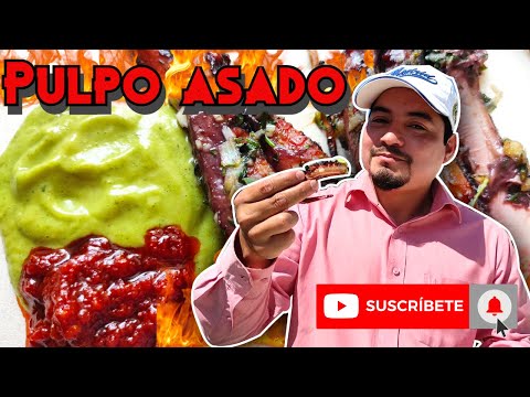 PULPO a la PARRILLA ASADO, receta DELICIOSA, MARINADO para pulpo al CARBÓN👨🍳👩🍳
