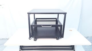 Mini fridge stand rack installation demonstration