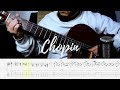 Chopin - Nocturne 20 Opus posth in C# Minor (Guitar Cover With Tabs)