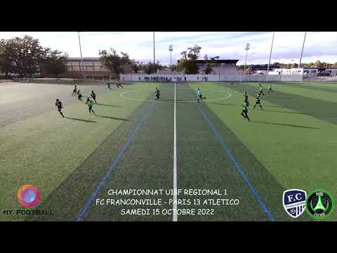 SAMEDI 14 OCTOBRE U18F R1 FC FRANCONVILLE - PARIS 13  ATLETICO LES BUTS