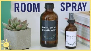 DIY | Pumpkin Spice Room Spray