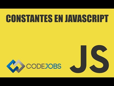 Aprendiendo JavaScript Constantes