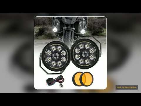 Strobe 45 Inch Motorcycle Auxiliary LED Fog Light with DRL LED Driving Spotlight Kit with Wire