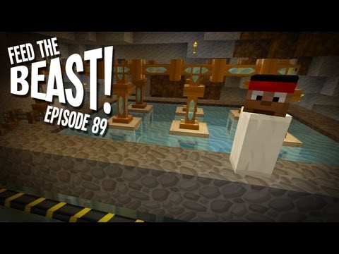 Feed The B-Team! Ep89 - "Flood The Pigman!!!" Feed The Beast Modpack