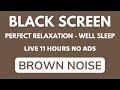 Perfect Brown Noise Sound To Relaxation Black Screen For Sleep Well Sound In 11 Hours No ADS
