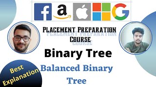 YouTube video 'Balanced Binary Tree || Binary Tree 13 || Placement Preparation Series | C++ | LeetCode 110 |'