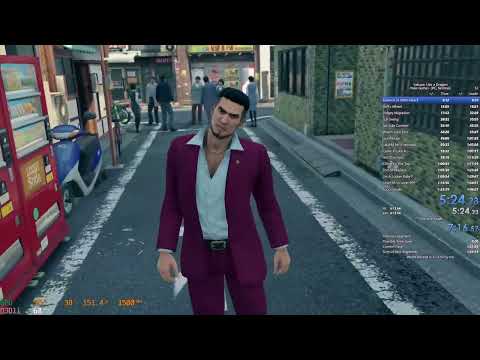 Yakuza: Like a Dragon New Game+ Speedrun: 1:22:15 (w/o loads) (WR)