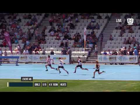 BOYS U15 4X100M HEAT 1 - 2017 SUBWAY STATE RELAY CHAMPIONSHIPS // LAVicTV