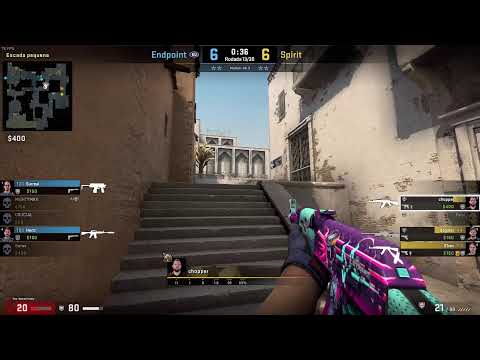 Spirit vs Endpoint - Dust2 - Vertigo - Ancient - Live PGL Major  Europe RMR