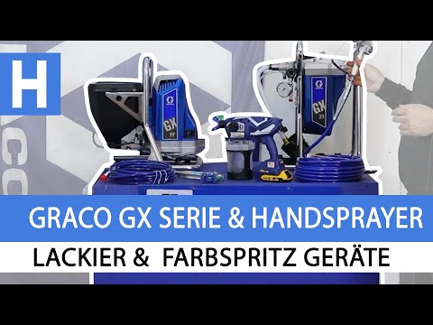 Graco GX FF , Graco GX 21 und Ultramax Handheld Sprayer - Welches Gerät, für welchen Einsatzzweck?