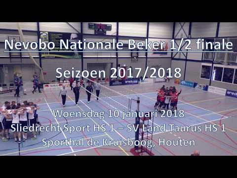 180110 SV Land Taurus Heren 1 - Sliedrecht Sport Heren 1 - 1/2 finale Nationale Bekertoernooi