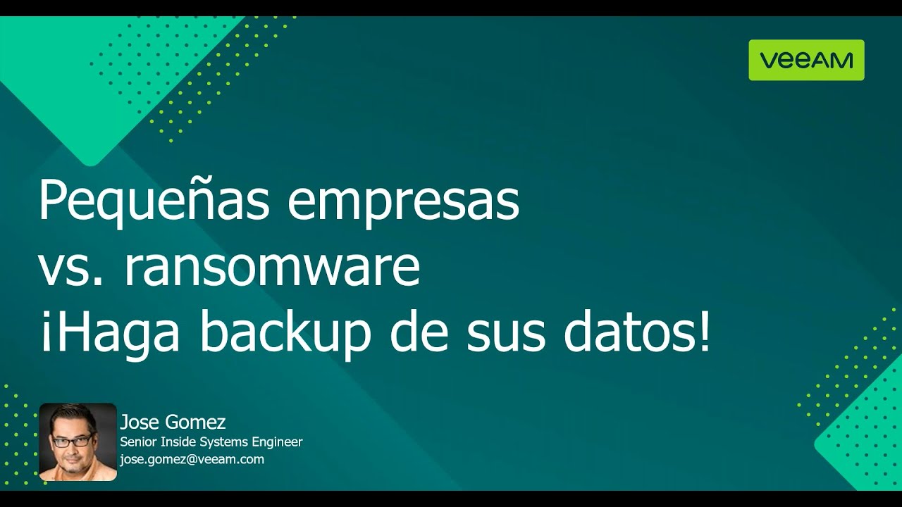 Pequeña empresa vs. Ransomware: ¡haga backups de sus datos! video