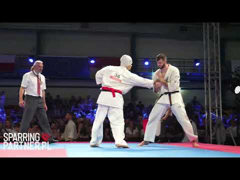 Grzegorz Kędzierski vs Bence Draga Semi Final Man -80kg European Karate Kyokushin Championships