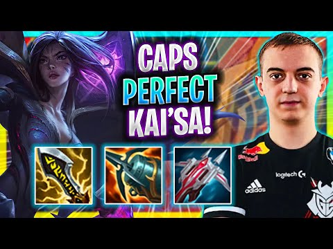 CAPS PERFECT GAME WITH KAI'SA! | G2 Caps Plays Kai'sa ADC vs Ezreal! | Preseason 2023