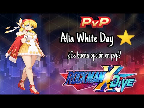 Character Showcase Alia White Day - Megaman X Dive - ¿Es buena para pvp?