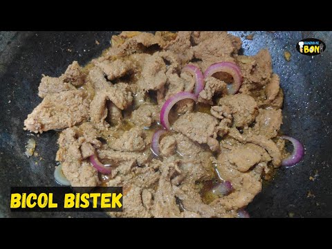 Bicol Bistek l Bicolano way of Cooking Bistek l Pork steak ala Bistek l Kusina ni Bon