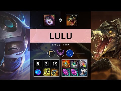 Lulu Top vs Renekton - EUW Master Patch 25.S1.2