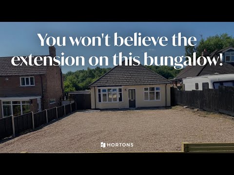 You won't believe the extension on this bungalow! | Hortons Estate Agents