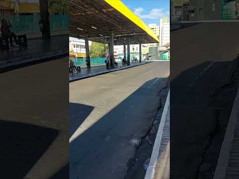 Ônibus Grande Marilia linha Altos do Palmital Moretti saindo do terminal de Marília interior de SP
